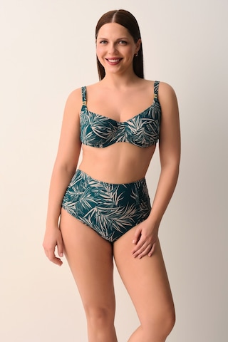 Suwen Eleni Balenli Toparlayıcı Bikini Üst Sb26994908908 Yaprak Baskılı