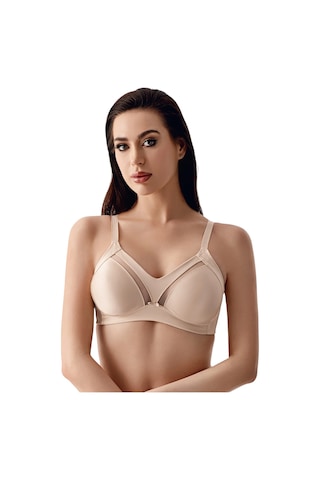 New Bra Newbra Lingerie 35-2303 Kadın D Cup Toparlayıcı Balensiz Min. Sutyen Ten
