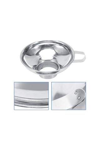 Didadodo Ersono Paslanmaz Çelik Huni Küçük Boy Ev Geniş Ağızlı Konserve Kavanozları Huni Saplı Ev Mutfak Aletleri Çok Renkli