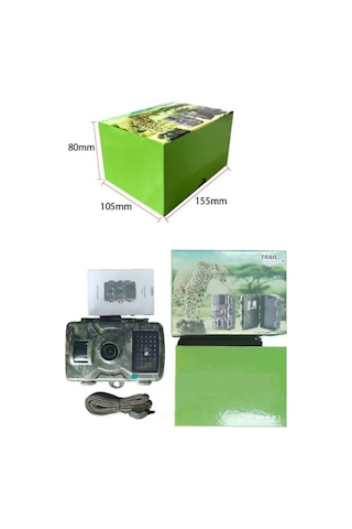 Fotokapan Kamera 16mp Full Hd 1080p Gece Görüşlü 2 Inç Lcd Ekran Su Geçirmez Avcı Doğa Kamerası Diğer