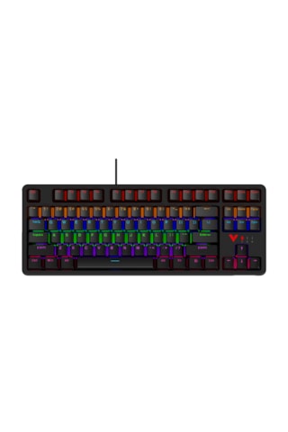 Rapoo V500PRO-87 87 Tuş Mekanik RGB US Q Kablolu Klavye