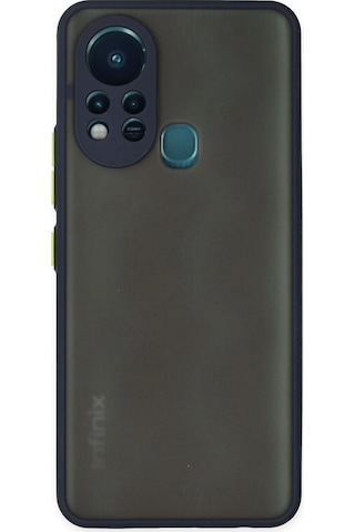 Cosmotex Newface İnfinix Hot 11s Kılıf Montreal Silikon Kapak - Lacivert