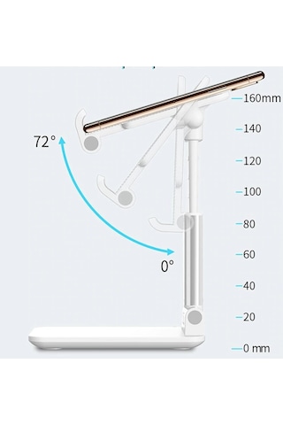 Kenpazar Katlanabilir Masaüstü Telefon Tutucu Stand Siyah