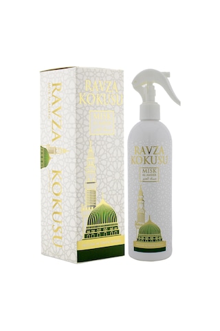 Medine Ravza Kokusu 400ml Sprey Ve Medine Ravza Kokusu 8 Ml Araba Kokusu Cam Şişe