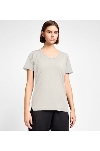 Lescon 25b-2057 Antrenman Kısa Kol Kadın T-shirt 25btba002057 Vanılya