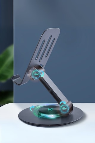 Büro Ev Ofis Hediyesi İçin Metal Katlanır Döner Masaüstü Telefon Tablet Tutucu Diğer