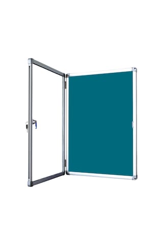 Camekanlı Anahtarlı Apartman İlan Panosu - Duyuru Panosu 70 x 100 CM