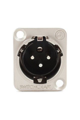 Switchcraft E3msc Xlr Erkek 3pin Metal Şase Tipi Konnektör 10'lu