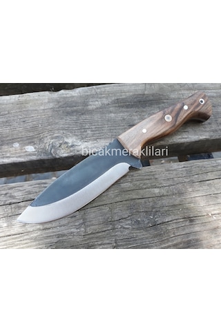 Av Kamp Bıçağı El İşçiliği 4116 Çelik 25 CM Kahverengi