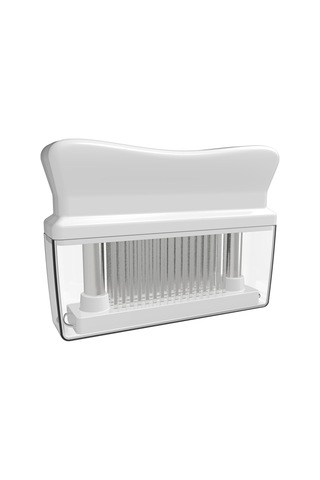 48 Paslanmaz Çelik İğne Bıçaklı Et Yumuşatıcı Et Yumuşatma Beyaz Beyaz