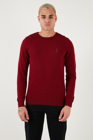 U.S. Polo Assn. U.s. Polo Assn Erkek Kazak G081sz0tk2226959 Bordo Bordo