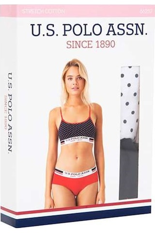 U.S. Polo Assn. U.s Polo Assn. 66252 Kadın Büstiyer Şort Takım-lacivert Lacivert