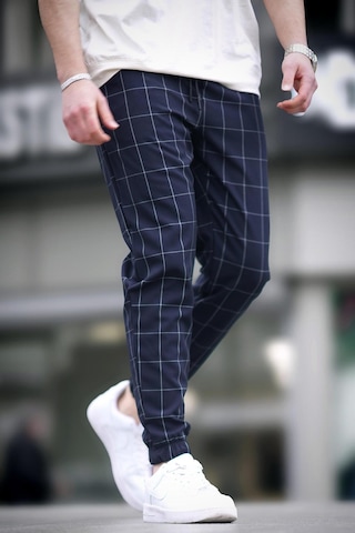 Madmext Madmext Ekoseli Lacivert Jogger Mad4081-lacivert Lacivert