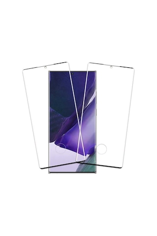 Samsung Galaxy Note 20 Uyumlu Kırılmaz Cam Ekran Koruyucu 2 Li Set