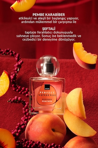 Perfect Nonsense Peppery Peaches Kadın Parfüm Edp 50 Ml. İkili Paket Çiçeksi