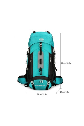 Vanaheımr-su Geçirmez Sırt Çantası Dağcılık Sırt Çantası 60l Y28266c Turuncu