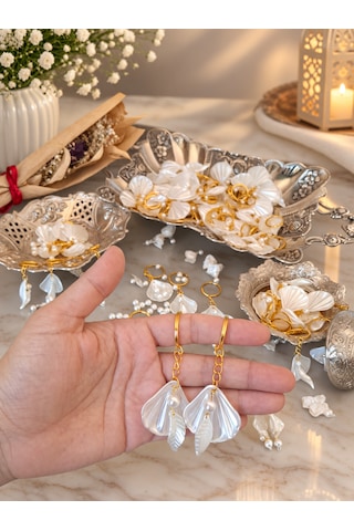 Elizimsanat Filografi Deniz Kabuğu İçinde Yaprak Görseli. Düğün,nikah,kına,söz Davetiye Süsü Anahtarlık 50 Adet İçin Geçerli Fiyat