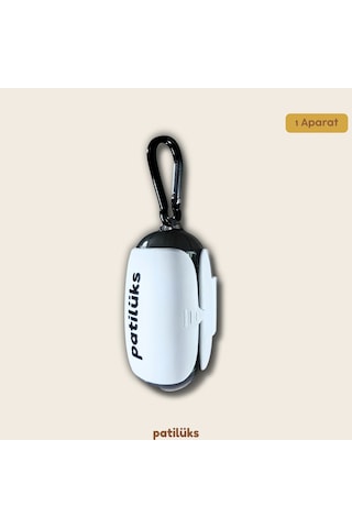 Patilüks Premium Metal Klipsli Köpek Kaka Poşeti Aparatı - Sarsıntı Önleyici Sabitleme Tırnaklı