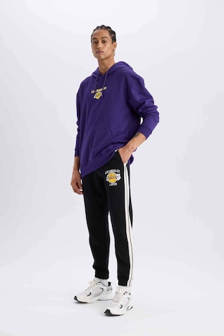 DeFactoFit NBA Los Angeles Lakers Kalın Jogger Eşofman Altı Standart Fit Cepli D8491AX25SPBK81