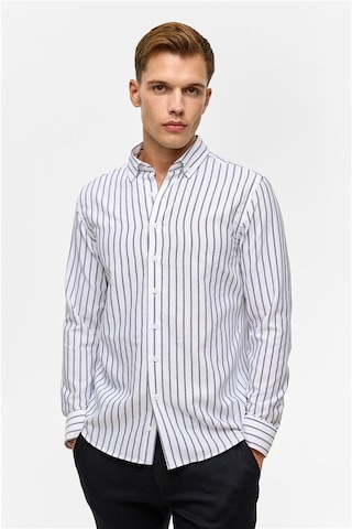 Süvari Siyah Slim Düğmeli Yaka Düz Cepsiz Casual Gömlek Gm2025500487-s09 Siyah