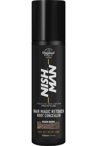 Nish Man Saç Dolgunlaştırıcı ve Seyrek Kapatıcı Root Touch Up Sprey 100 ML