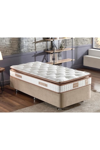 Nironyatak Niron Queen 90X190 Cm Tam Ergonomik Pedli Lüks Yatak Tek Kişilik