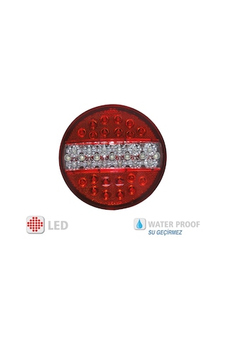 Hamburger Tip Ledli Stop Lamba 24 Volt 4 Modlu 4 Adet
