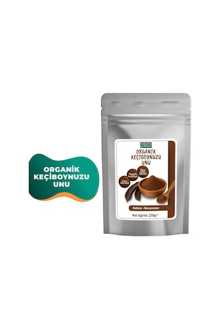 Organik Keçiboynuzu Unu Katkısız - 250 Gram