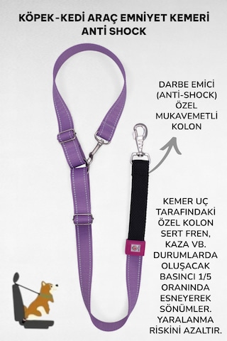 Caramelos Evcil Hayvan Araç Emniyet Kemeri Mr