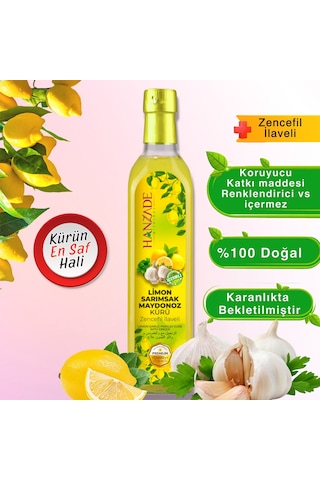Hanzade Bitkisel Limon Sarımsak Maydanoz Kürü 2 x 500 ML