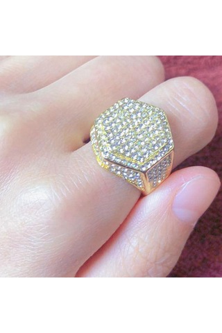 Altın Totem Erkek Yüzüğü 13 Altın