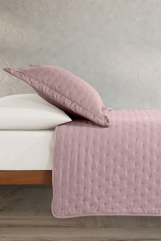 Elart Yatak Örtüsü Helena Çift Kişilik 3 Parça 240x260 Cm Pudra Pudra