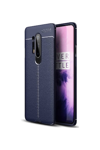 One Plus 8 Pro Kılıf Zore Niss Deri Desenli Silikon Kılıf
