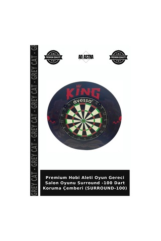 Premium Hobi Aleti Oyun Gereci Salon Oyunu Surround -100 Dart Koruma Çemberi Surround-100