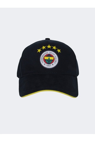 Fenerbahçe Unısex 5 Yıldız Logo Şapka Lacivert