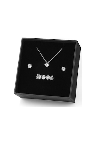 Glorria Gümüş Beştaş Set