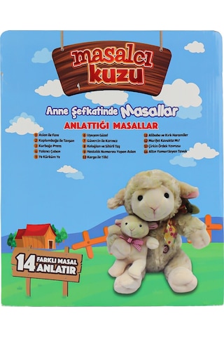 M-1117526-12 Türkçe Yavrulu Masal Anlatan Kuzu -birliktoys Amber