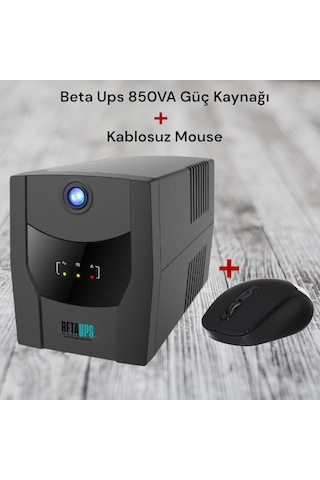 Betaups 850va Line İnteractive Ups Kesintisiz Güç Kaynağı 7/20 Dak-12v/9ah 1