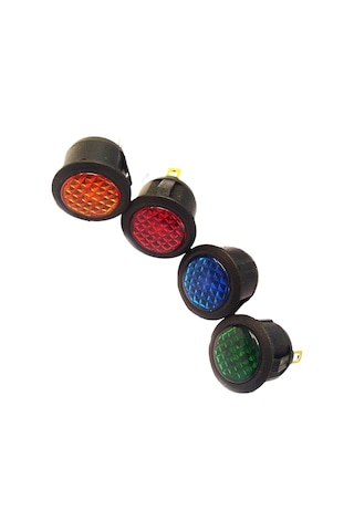 Ic-131d Yuvarlak Sinyal Lambası Sarı 12v Dc Led