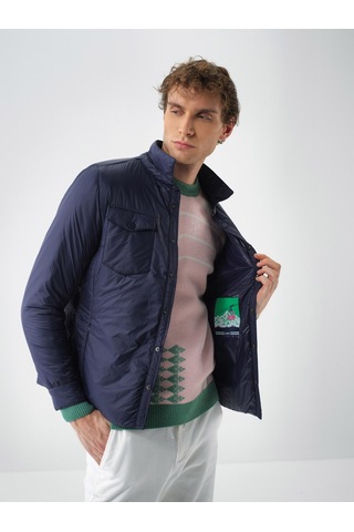 Lacivert Formunu Koruyan Regular Fit Mont 190553