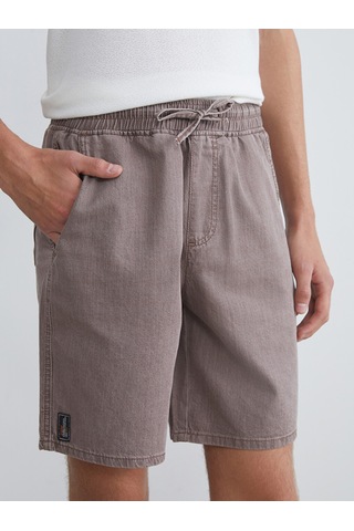 Lcw Jeans Kahverengi Rahat Kalıp Erkek Jean Şort