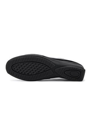 Relax Anatomic Kadın Hakiki Deri Siyah Comfort Ayakkabı 611 E4261-03 Bn Ayk Sk25-26 Dk Black Siyah