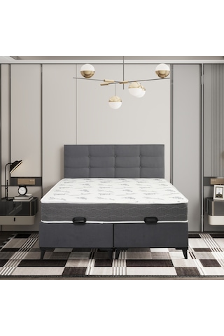 Country Çift Kişilik Baza Comfort Yatak Basic Başlık 3'lü Set Konuma Özel Teslimat 160 x 200 CM