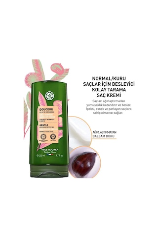 Yves Rocher Douceur Normal Kuru Saçlar İçin Besleyici Kolay Tarama Saç Kremi 200 ML