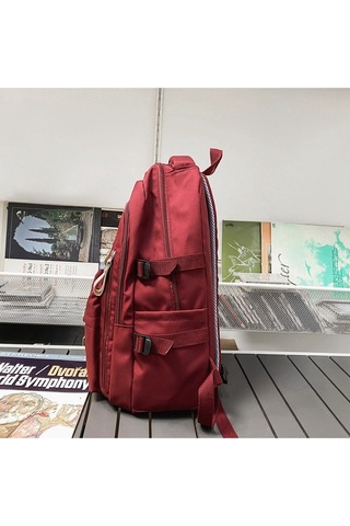 Şık Ve Sonuç Öğrenci Okul Çantası-kırmızı