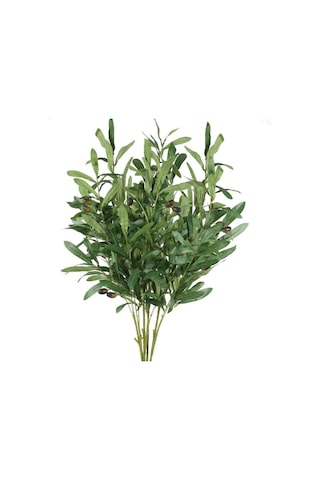 Yapay Zeytin Dalı 4 Adet Uzun Dallı 90Cm 6 Meyveli