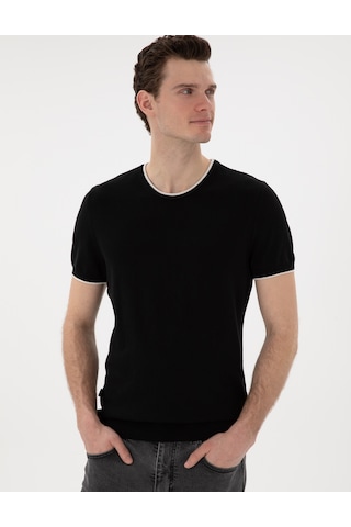 Pierre Cardin Erkek Siyah Kazak /triko 50307401-vr046 Siyah