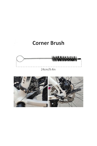 Monyee Sahoo Bisiklet Temizleme Seti 10 Parça: Zincir Temizleyici, Lastik Fırçası, Eldiven Ve Diğer Aletlerle Tüm Bisiklet Tipleri İçin Kaliteli Bakım Çok Renkli