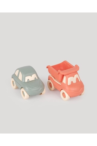 Lc Sevimli Minik Taşıtlar Kamyon Ve Araba-somon-petrol Yeşili