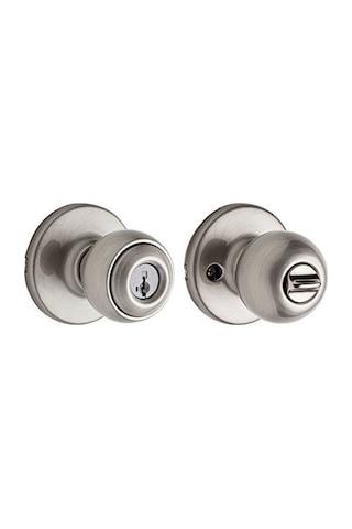 94002-842 Polo Keyed Entry Knob Featuring Smartkey Security İn Satin Nickel
